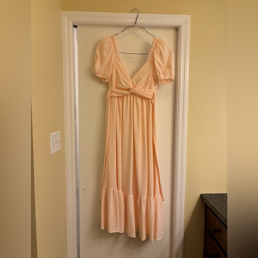 ASTR the Label Pink Backless Dress
